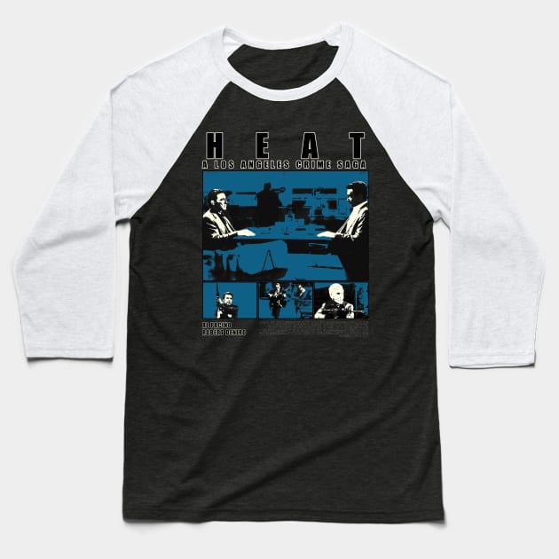 heat Baseball T-Shirt by Genetics art